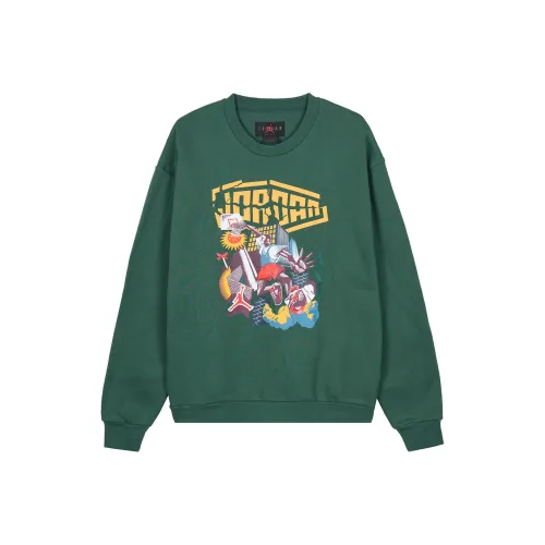 JORDAN Зеленый Мужской Свитшот