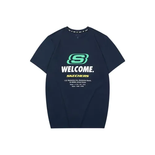 Skechers T-Shirt Унисекс Темно-синий