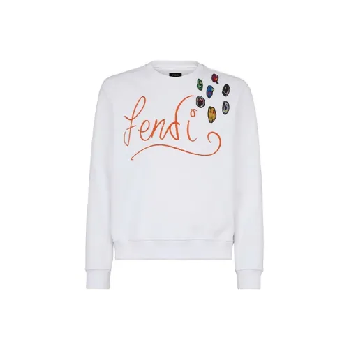 FENDI Белый Мужские Свитшоты