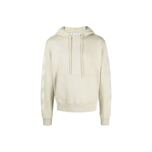 Off Белый FW21 Светло-зеленый Мужские Свитшоты