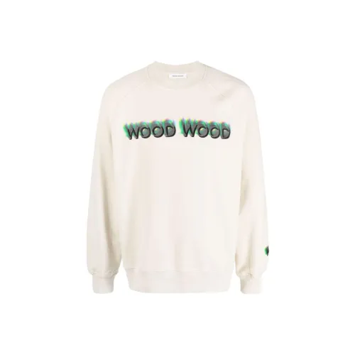 WOOD WOOD Песочно-бежевые Мужские Свитшоты