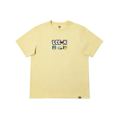 Lee Желтая Унисекс Футболка
