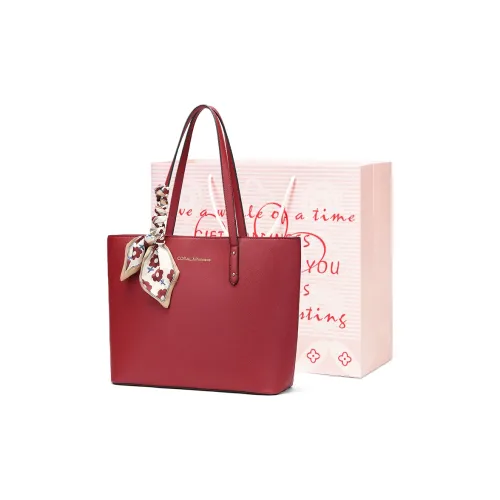 CORALDAISY Сумка Tote из синтетической кожи сумка для покупок сумка через плечо женская черная красная