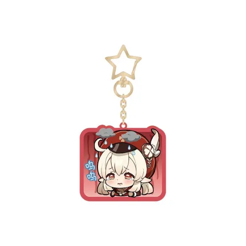 GenShin Бежевый хаки Карамельно-коричневый Барбара Piano Эола Кли Венти Chibi Meme Collection Acrylic Mondstadt Genshin