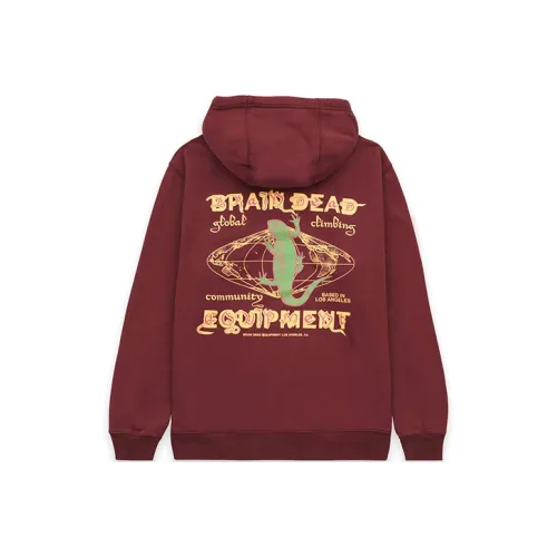 Brain Dead co-brand Красный Мужской Свитшот