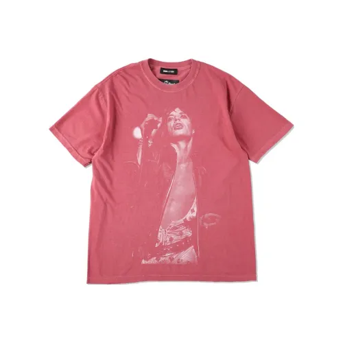 WIND AND SEA x THE ROLLING STONES SS24 T-Shirt Унисекс Темно-красный