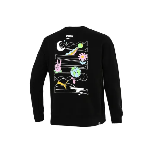 PUMA Мужские черные свитшоты