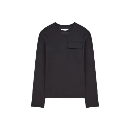 JIL SANDER Мужские черные T-рубашки