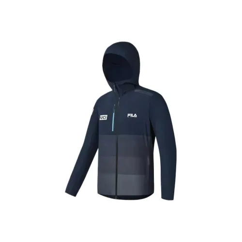 FILA Велокуртки и Пальто Мужской Драгоценный камень Темно-синий Синий DB