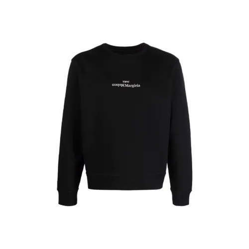 Maison Margiela Черный Мужские Свитшоты