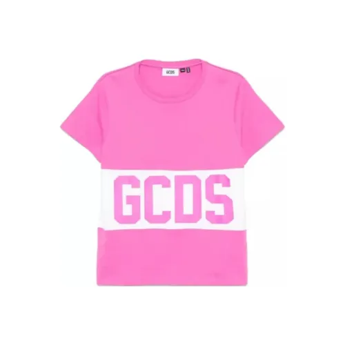 GCDS Розовая унисекс футболка