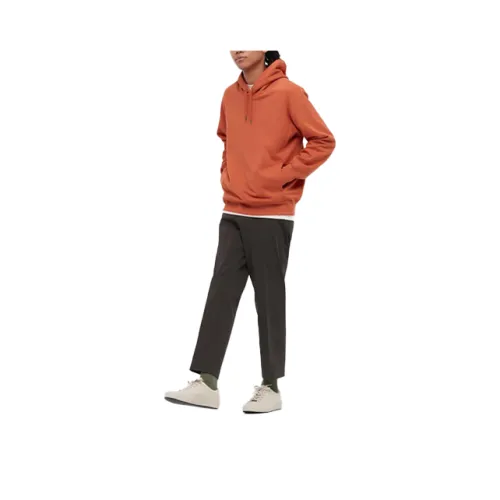 UNIQLO Свитшот Унисекс Ярко-оранжевый