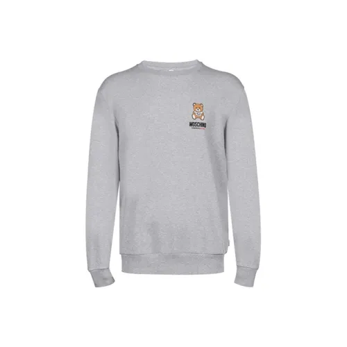 MOSCHINO Серый Мужской Свитшот