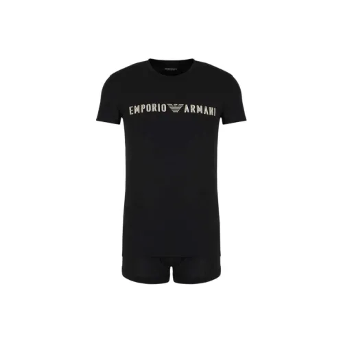 EMPORIO ARMANI Пижамный комплект Мужской Черный
