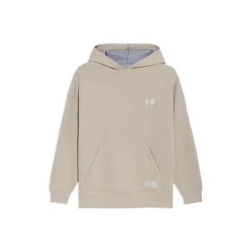 LINING Толстовка Унисекс Овсяный Серый Interlocking Серый