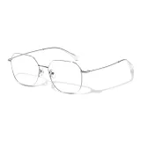 Ярко-серебристый (Включает защиту от синего света, 0 диоптрий, линзы)