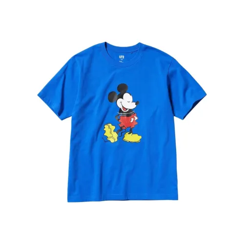 UNIQLO Озерно-голубой Мужская T-рубашка