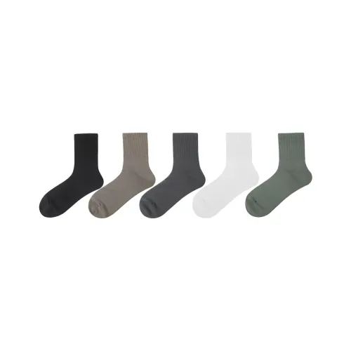 SEOBEAN Носки Crew Мужские упаковка из 5 пар
