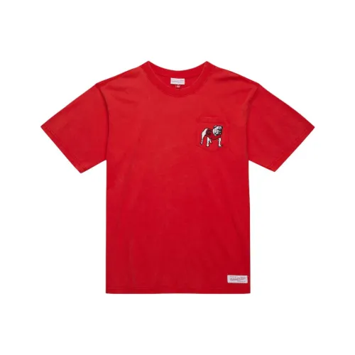 MITCHELL NESS x NCAA Т-рубашка Мужская Красная