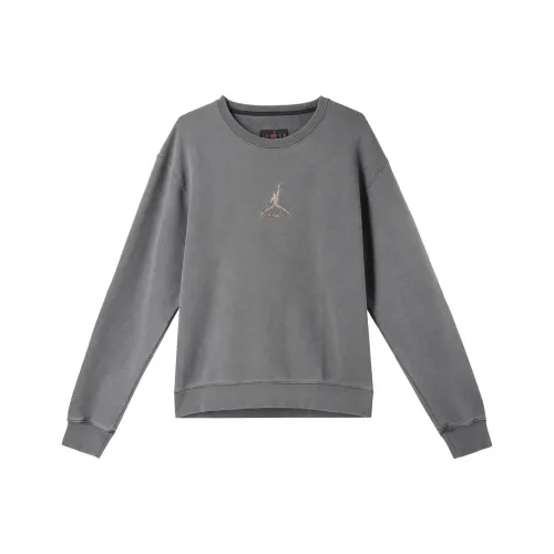 Jordan Свитшот Осенний Мужской Темно-Серый