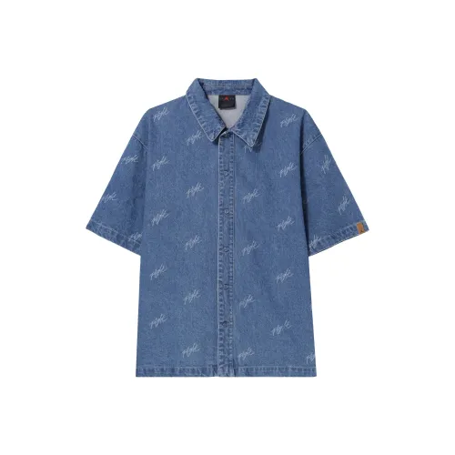 Nike Blue Men's T-Shirts Найк Синий Мужские Футболки