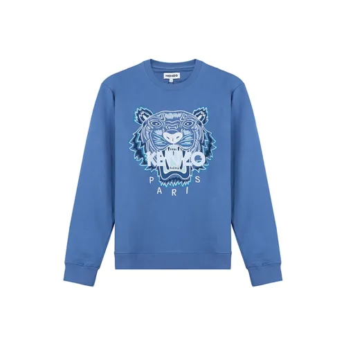 KENZO Classic Tiger Head Сапфирово-синий Мужской Свитшот