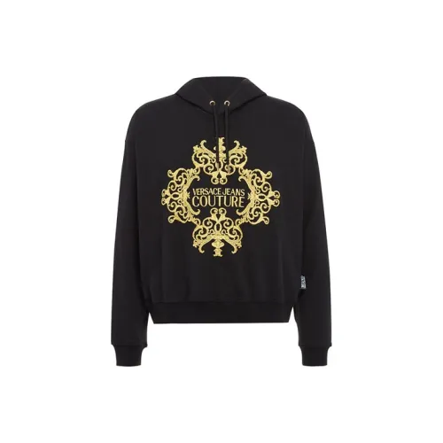 VERSACE JEANS COUTURE Черные Мужские Свитшоты