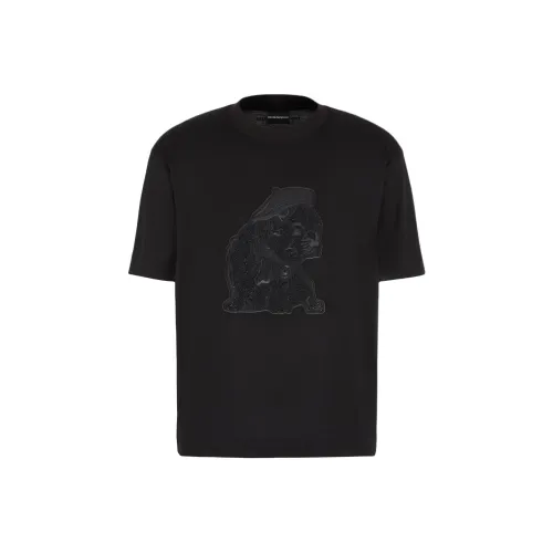 EMPORIO ARMANI FW24 T Рубашка Мужская Черная