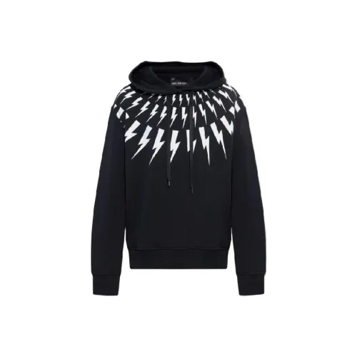 Neil Barrett совместный бренд Черные мужские свитшоты