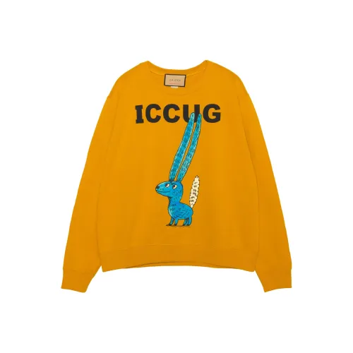 GUCCI x Freya Hartas Свитшот Мужской Желтый