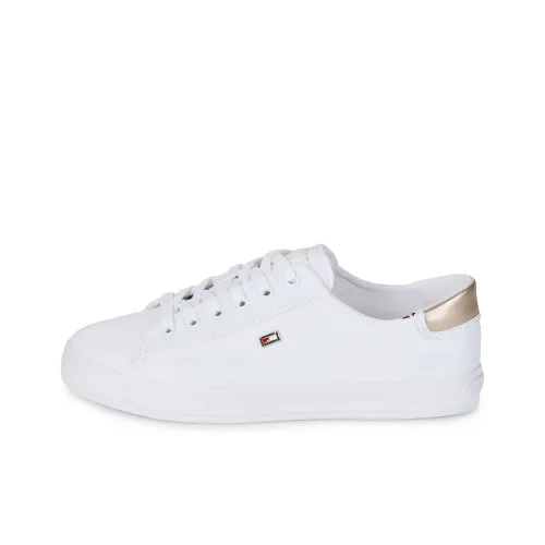 Tommy Hilfiger TRAINERS Низкие Кроссовки для скейтбординга Женские Белые