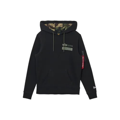 New Era New Era x ALPHA INDUSTRIES x MLB Черный Унисекс Свитшоты