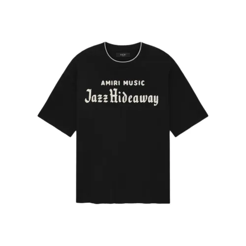 AMIRI Мужские черные футболки