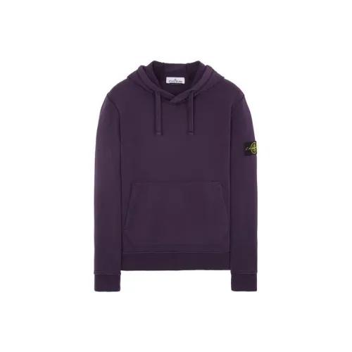 Stone Island Темно-фиолетовый Мужские Свитшоты