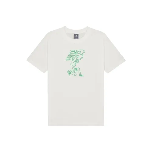 New Balance совместный бренд SS25 T-рубашка мужская белая