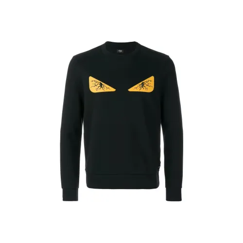 Fendi Черные Мужские Свитшоты