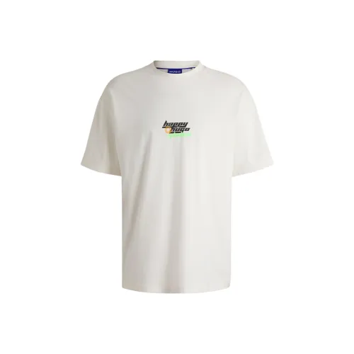 Hugo Boss Белая Мужская T-Рубашка