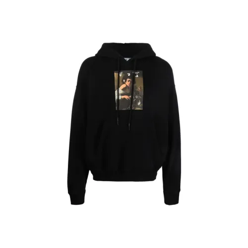 Off Белый FW21 Черный Мужские Толстовки