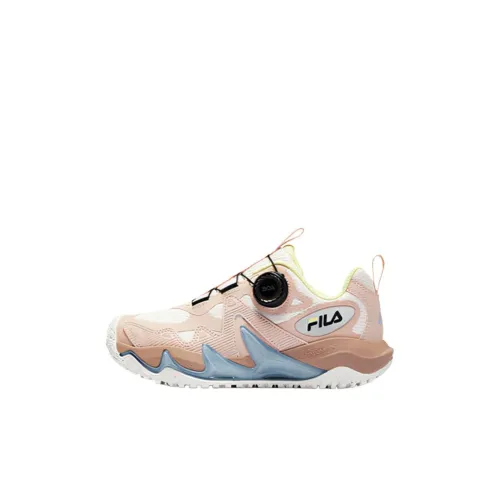 FILA KIDS BOA Противоскользящий Anti KICK Низкий Топ Детская Туристическая обувь Светлый Lilac Smoke Розовый Детский