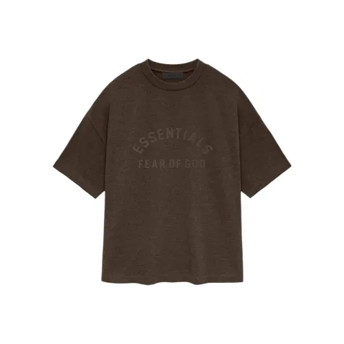 Fear of God ESSENTIALS 2024 Summer Collection Орех Коричневый Мужская T-Рубашка