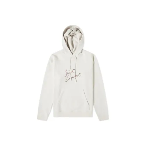 SAINT LAURENT SS23 Толстовка Мужской Белый