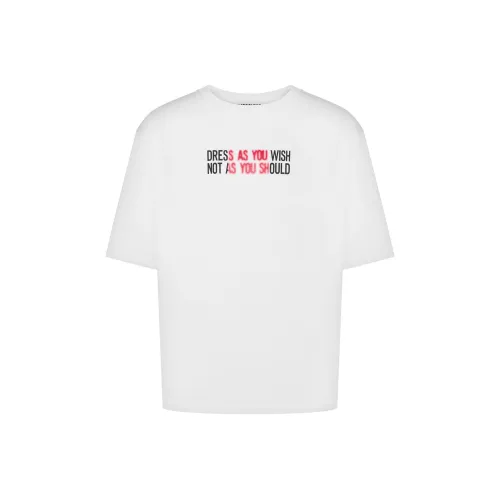 MOSCHINO Белая Мужская T-Рубашка