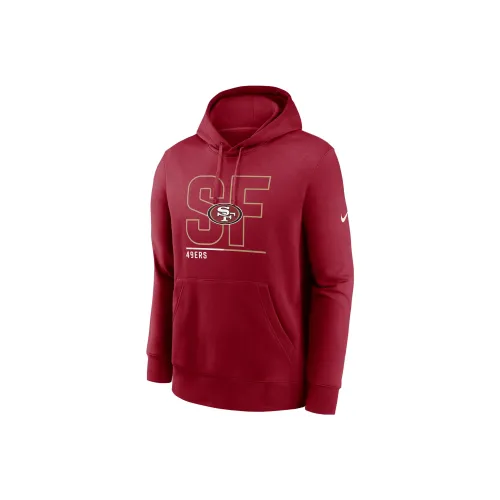 Nike Red Men's Hoodies Найк Красный Мужские Толстовки