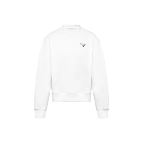 PRADA Белый Мужской Свитшот