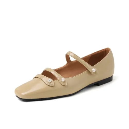 Yeezyy Reezy Плоская подошва Туфли Мэри Джейн Женские