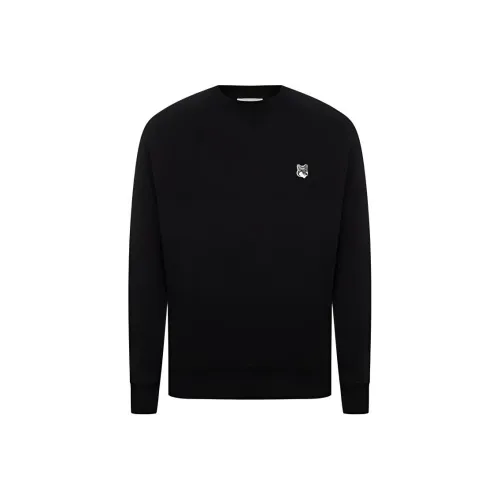 Maison Kitsune Мужские черные свитшоты