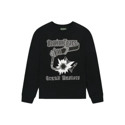 Denim Tears SS25 Черная унисекс футболка