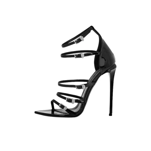 PHILIPP PLEIN Mignon Римские Сандалии Женские Черные