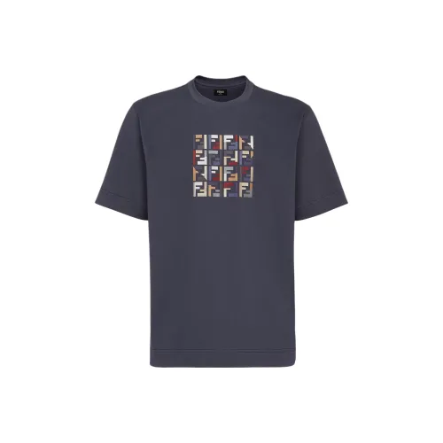 FENDI Фестиваль Циси Limited Collection FW24 T Рубашка Мужская Синяя