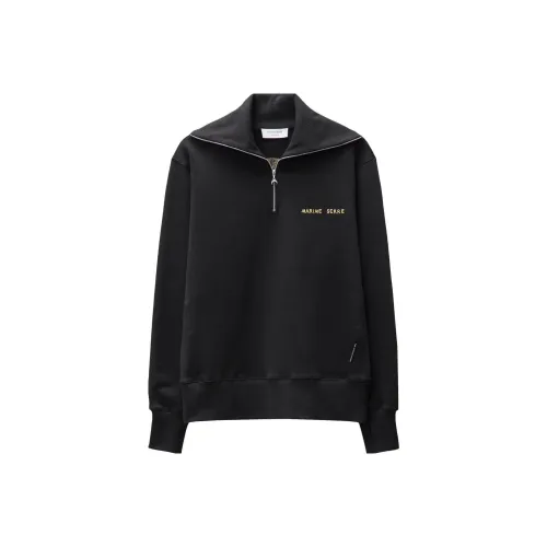 Marine Serre Черные Мужские Свитшоты